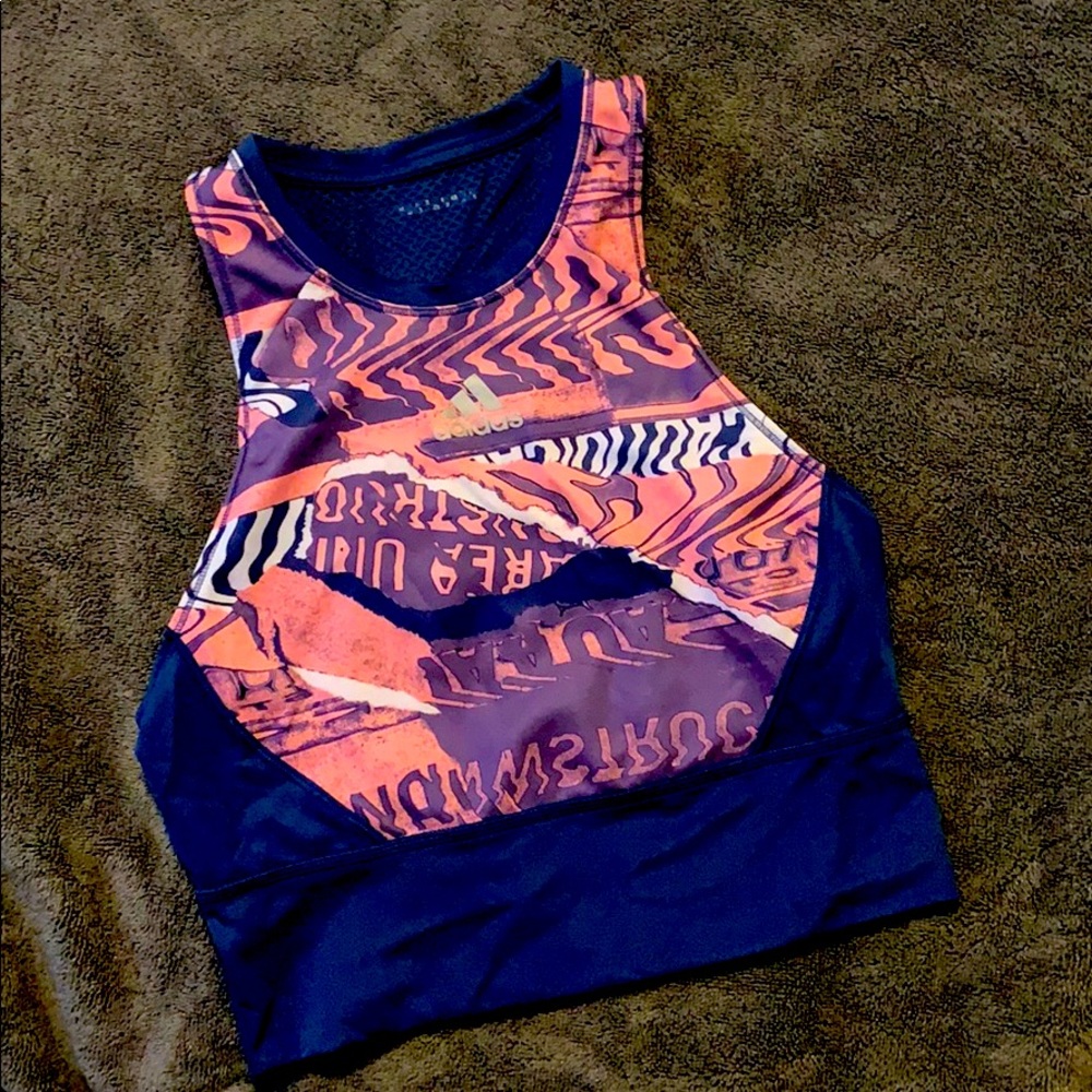 Adidas workout top- crop